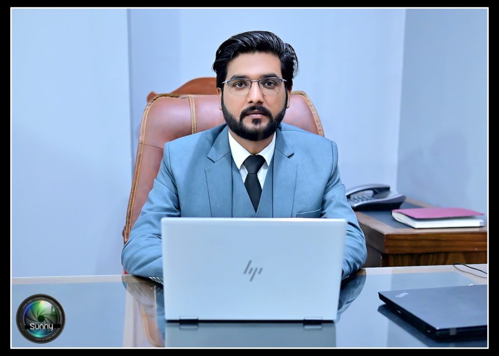 Picture of man working in office